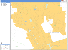 San Ramon Digital Map Basic Style